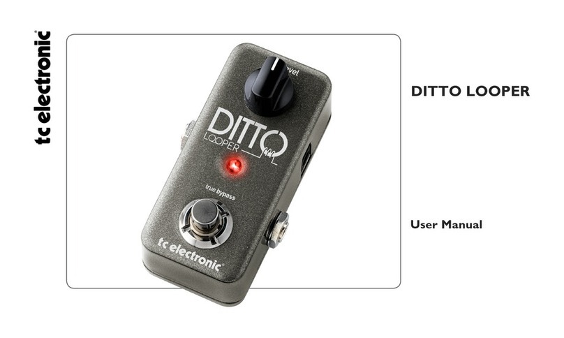 TC Electronic DITTO LOOPER User manual