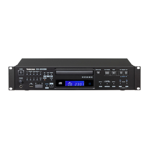 Tascam CD-200SB User manual