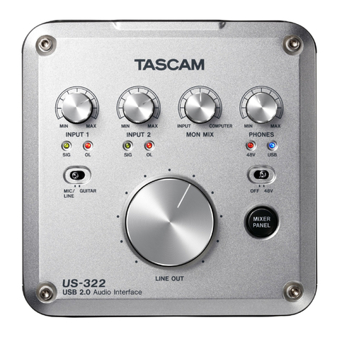Tascam US-366 owner's manual