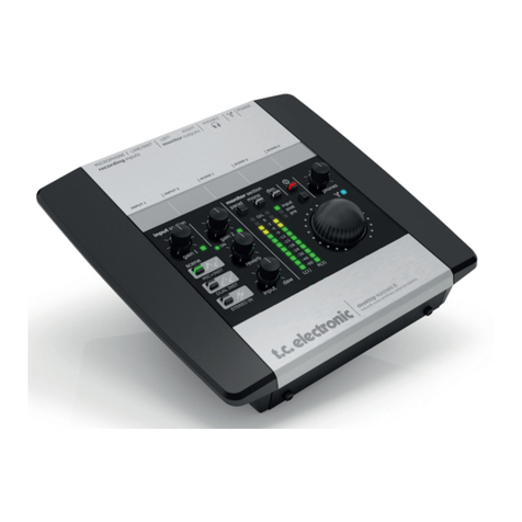TC Electronic Desktop Konnekt 6 User's manual and operation guide