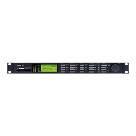 TC Electronic M2000 User manual