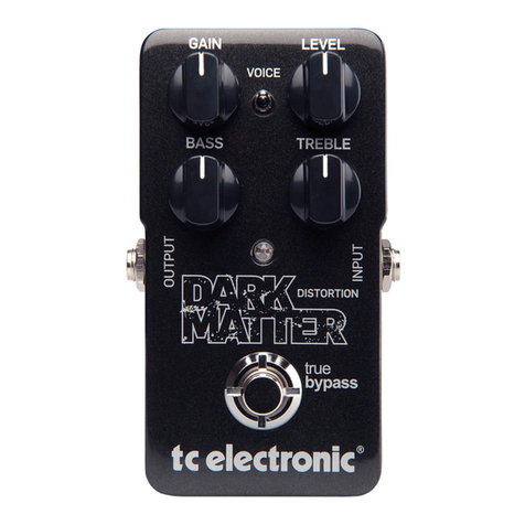 TC Electronic DARK MATTER DISTORTION user manual