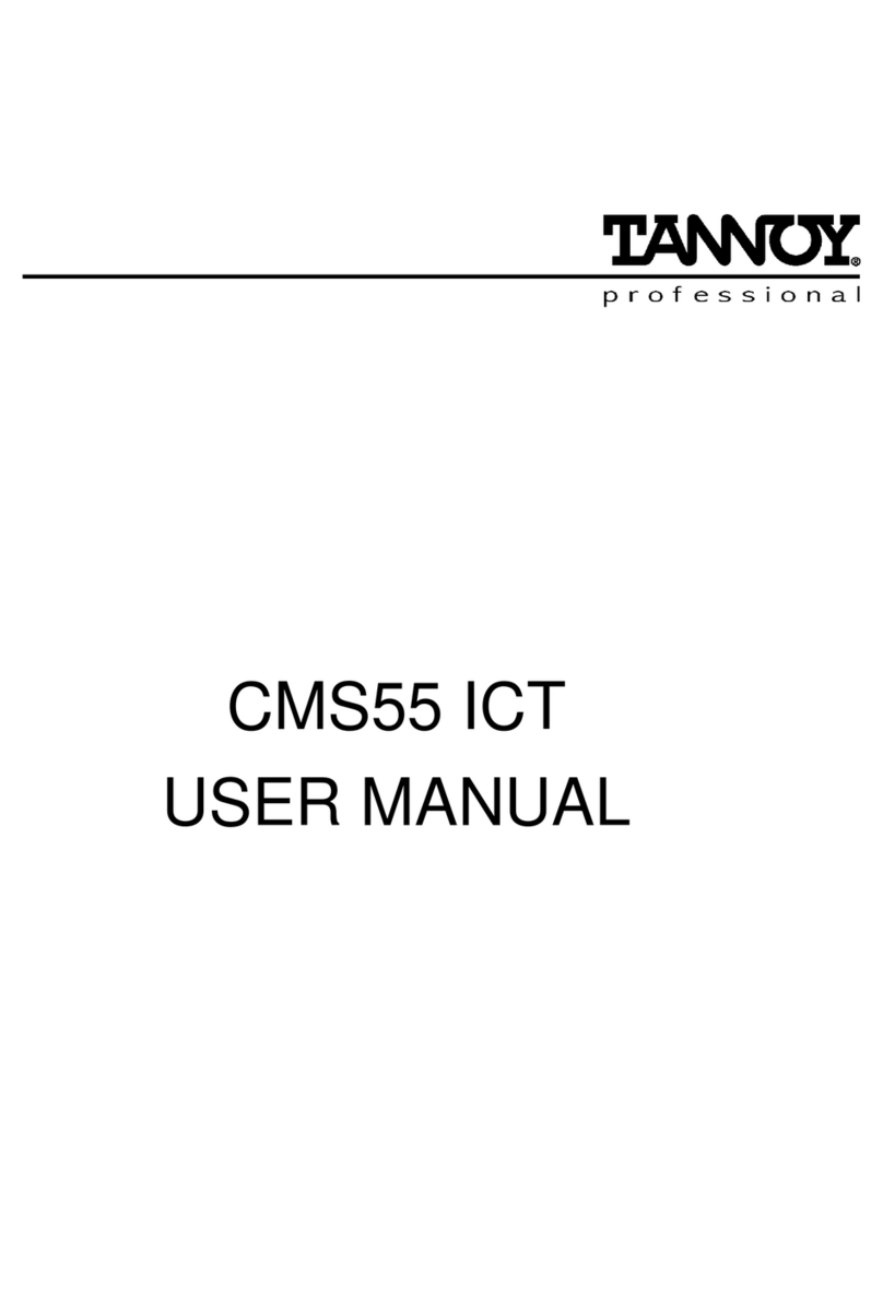 Tannoy CMS55 ICT User manual