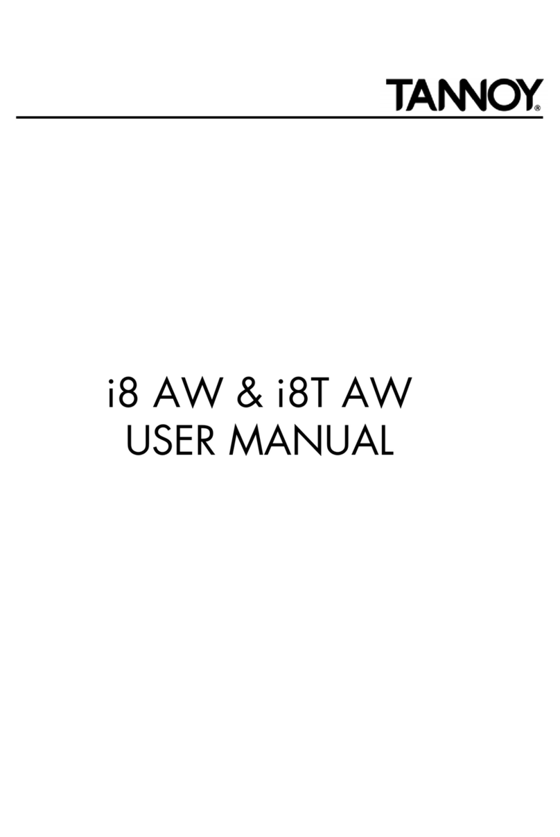Tannoy i8 AW User manual