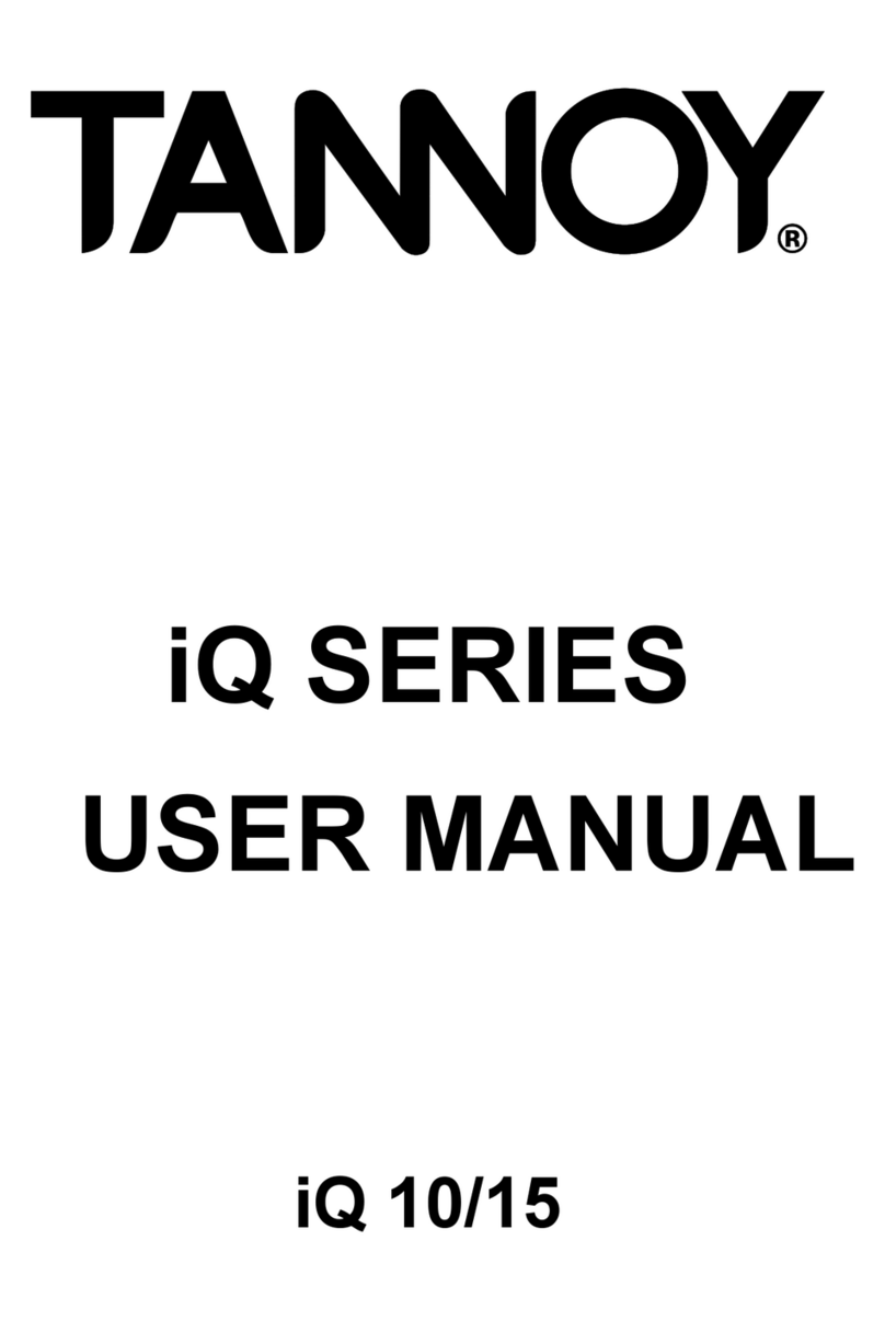 Tannoy Power Dual iQ 15 User manual