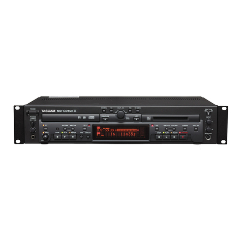 Tascam MD-CD1mkII User manual