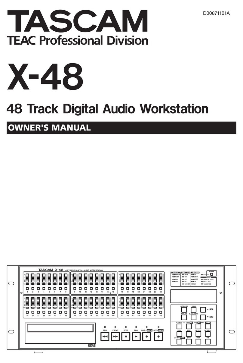 Tascam X-48 owner's manual
