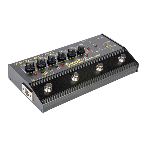 tech21 SansAmp BASS DRIVER DELUXE User manual