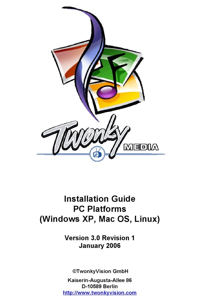 TwonkyVision TwonkyMEDIA installation guide