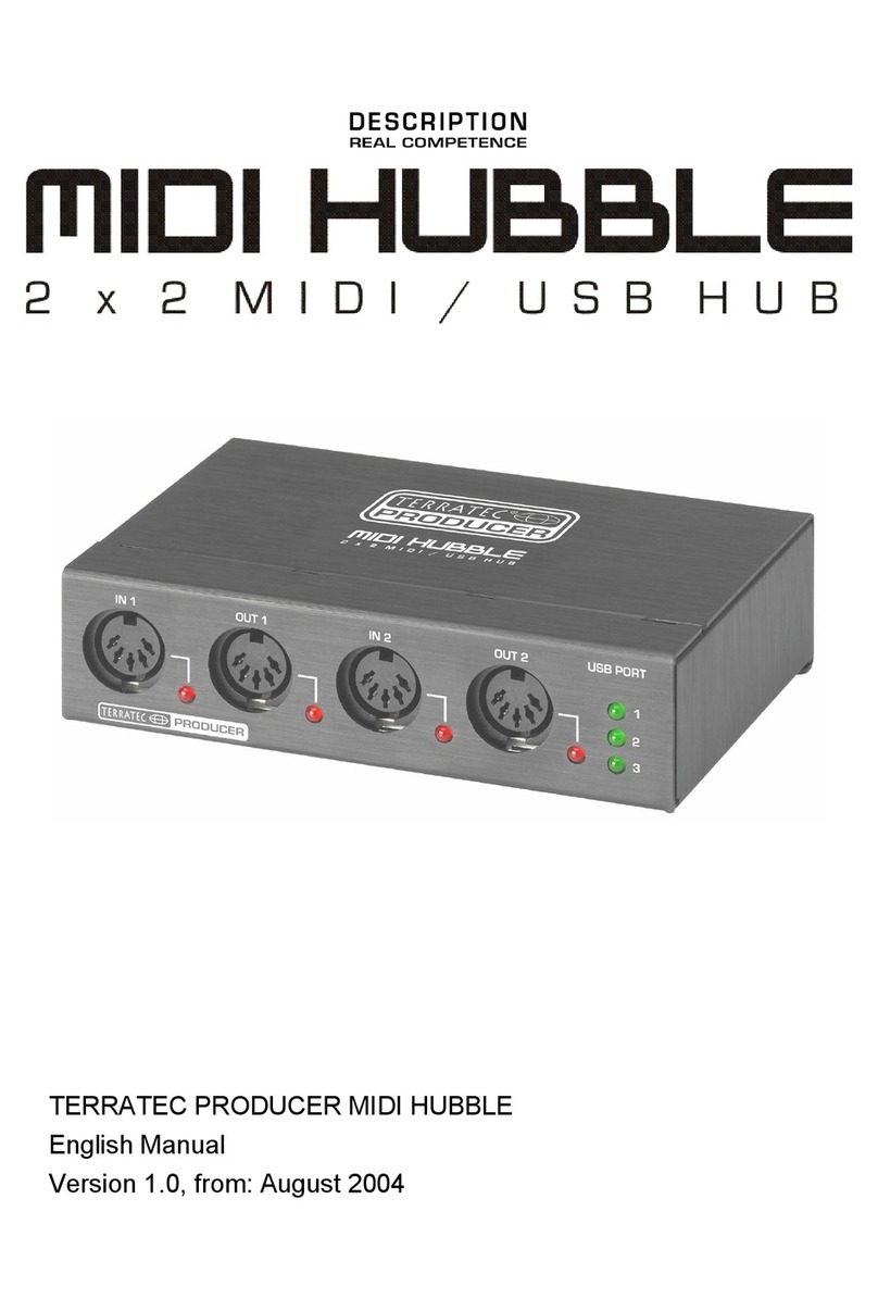 TerraTec MIDI HUBBLE manual&nbsp;