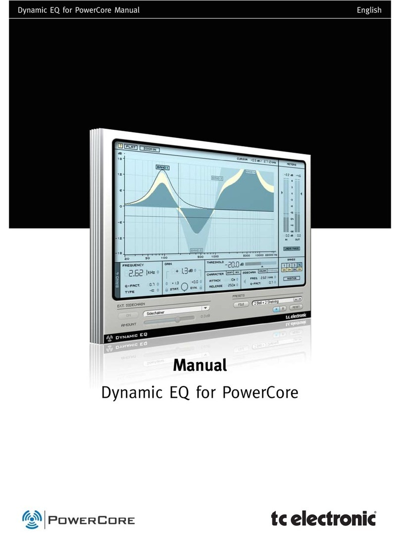 TC Electronic Dynamic EQ User manual