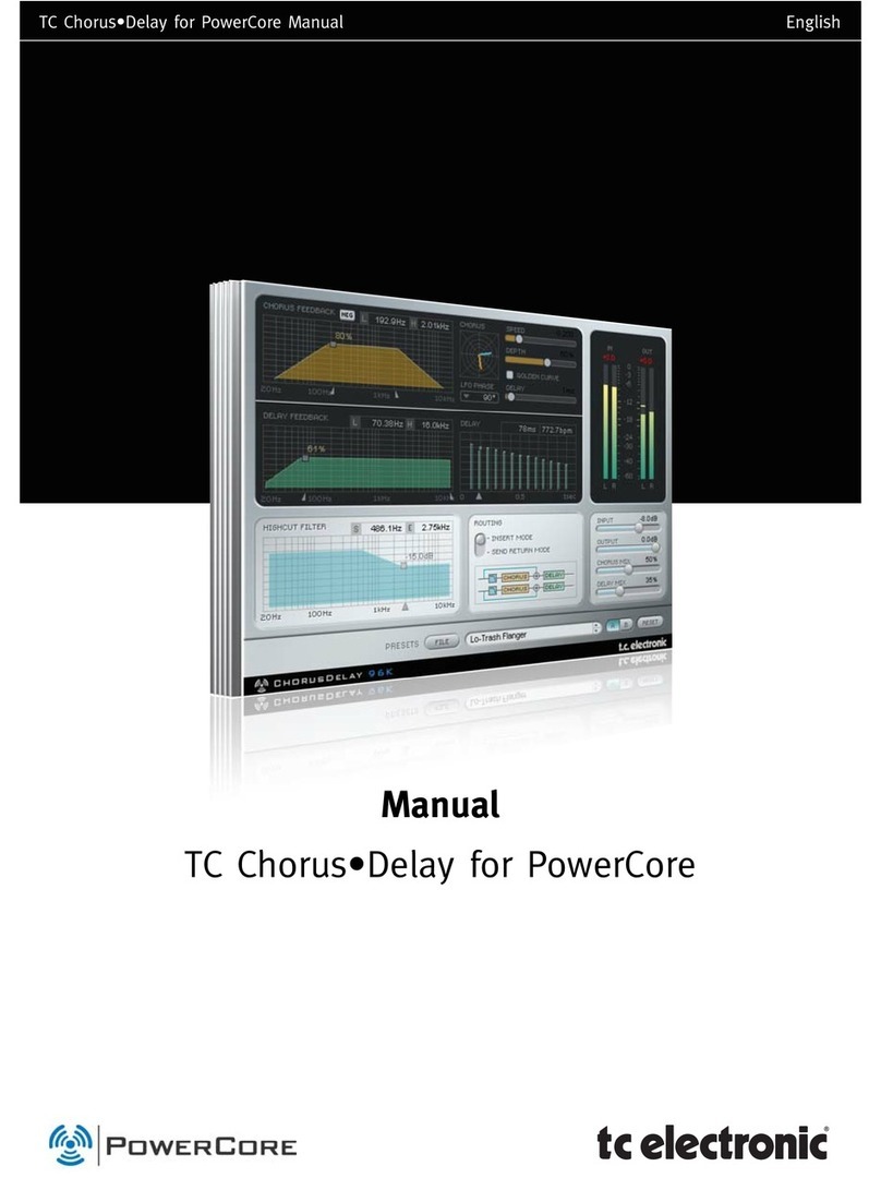 TC Electronic TC Chorus-Delay manual TC Electronic TC Chorus-Delay manual 