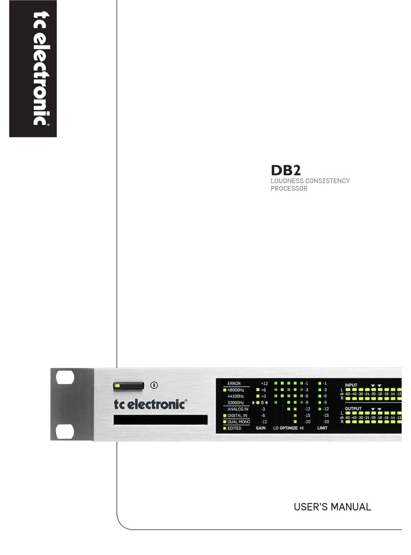 TC Electronic DB2 User manual
