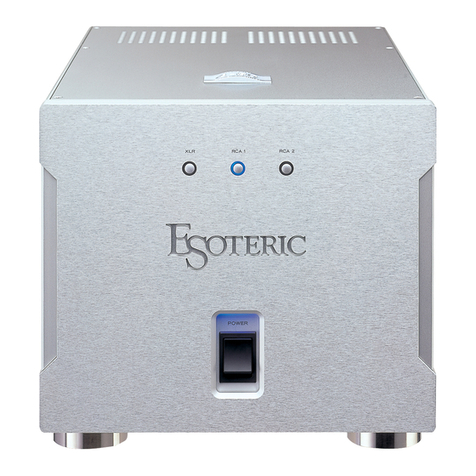 Esoteric Esoteric A-80 User manual