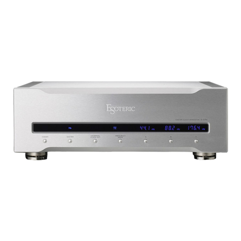 Teac Esoteric G-0Rb owner's manual