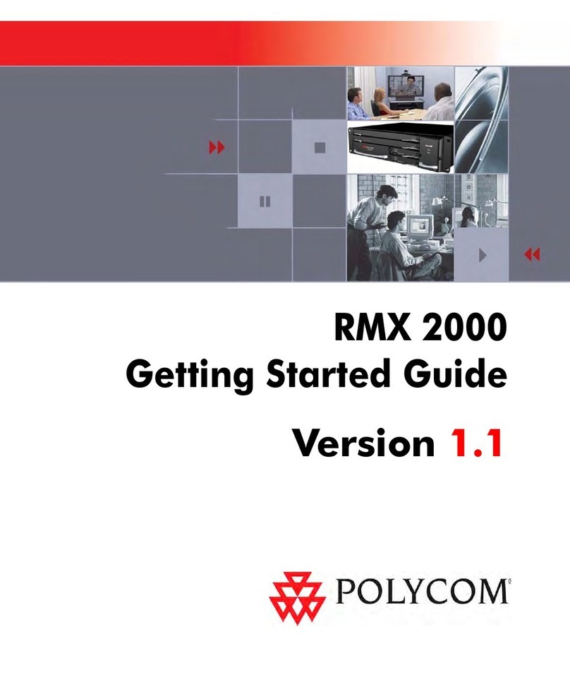 Polycom RMX 2000 Getting started guide