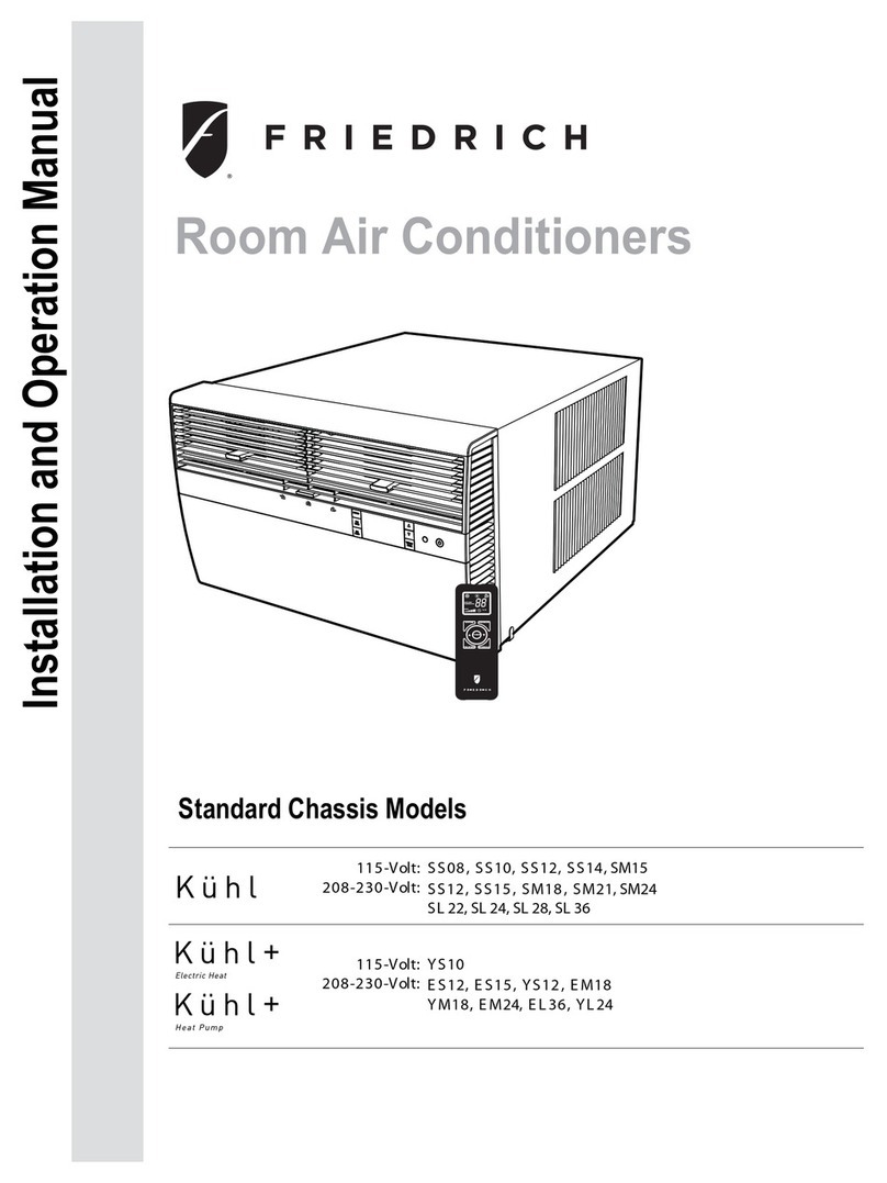Friedrich SS08 User manual