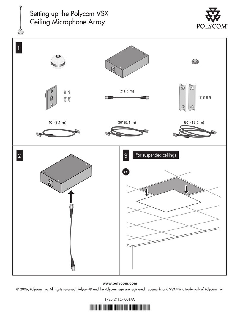 Polycom VSX 5000 Operating manual