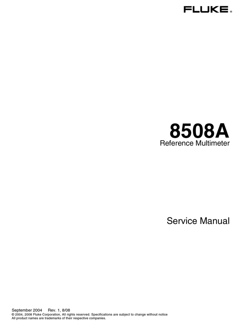 Fluke 8508A Service manual