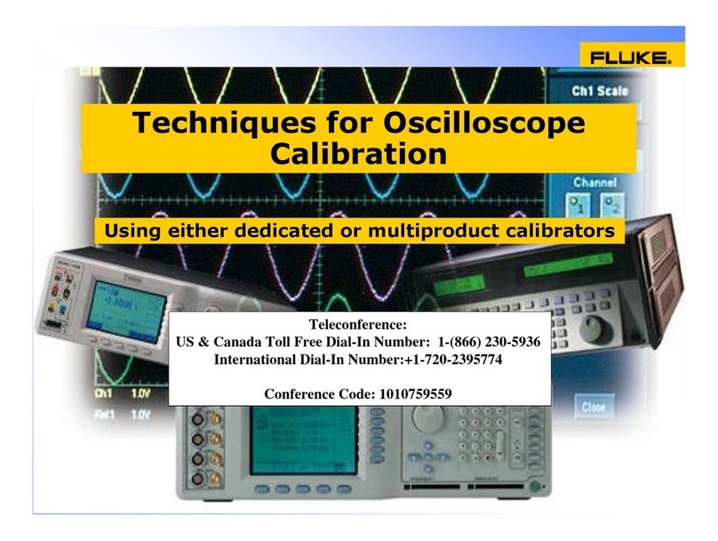 Fluke Oscilloscope Calibration manual&nbsp;