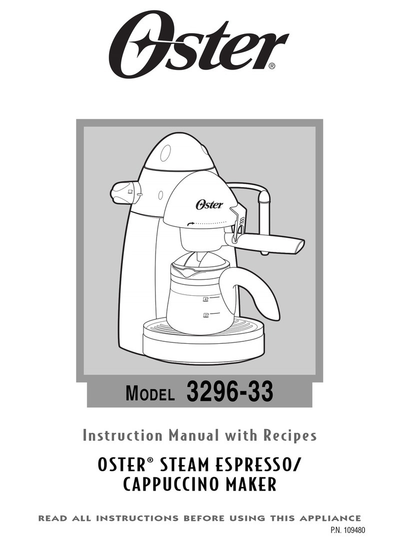 Oster 3296 Instruction manual and recipe booklet