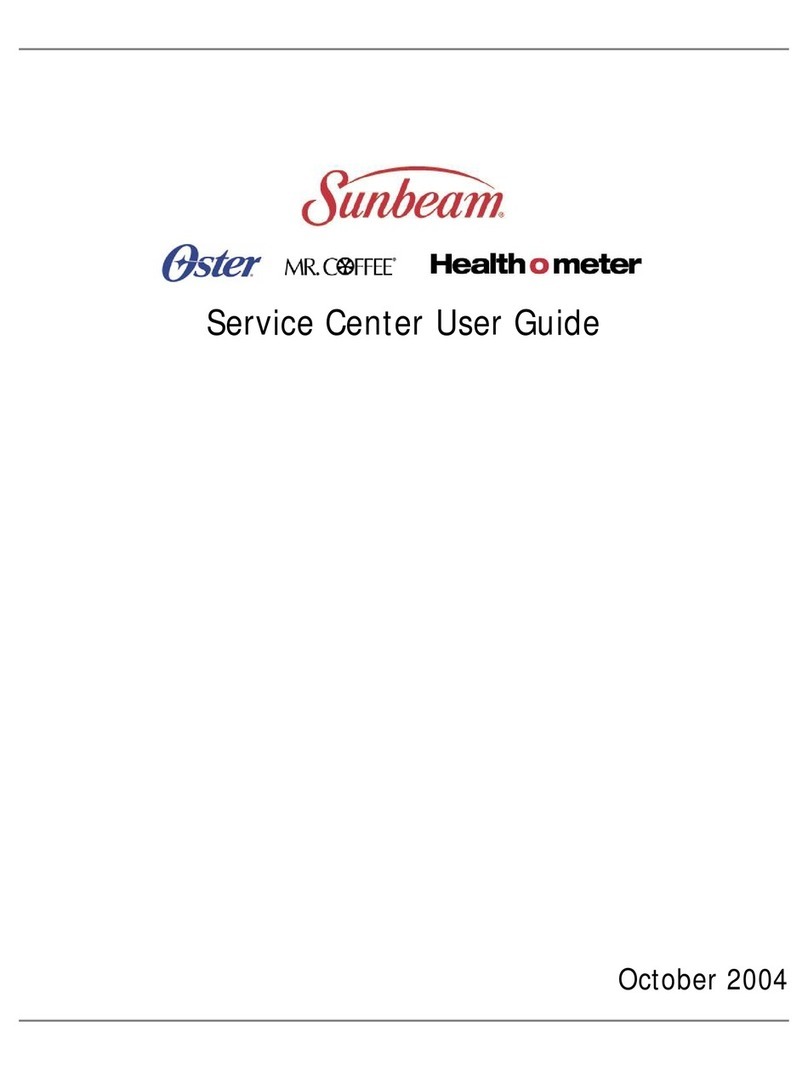 Sunbeam Service Center user guide