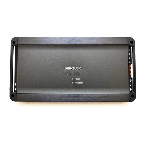 Polk Audio PA D1000.1 owner's manual