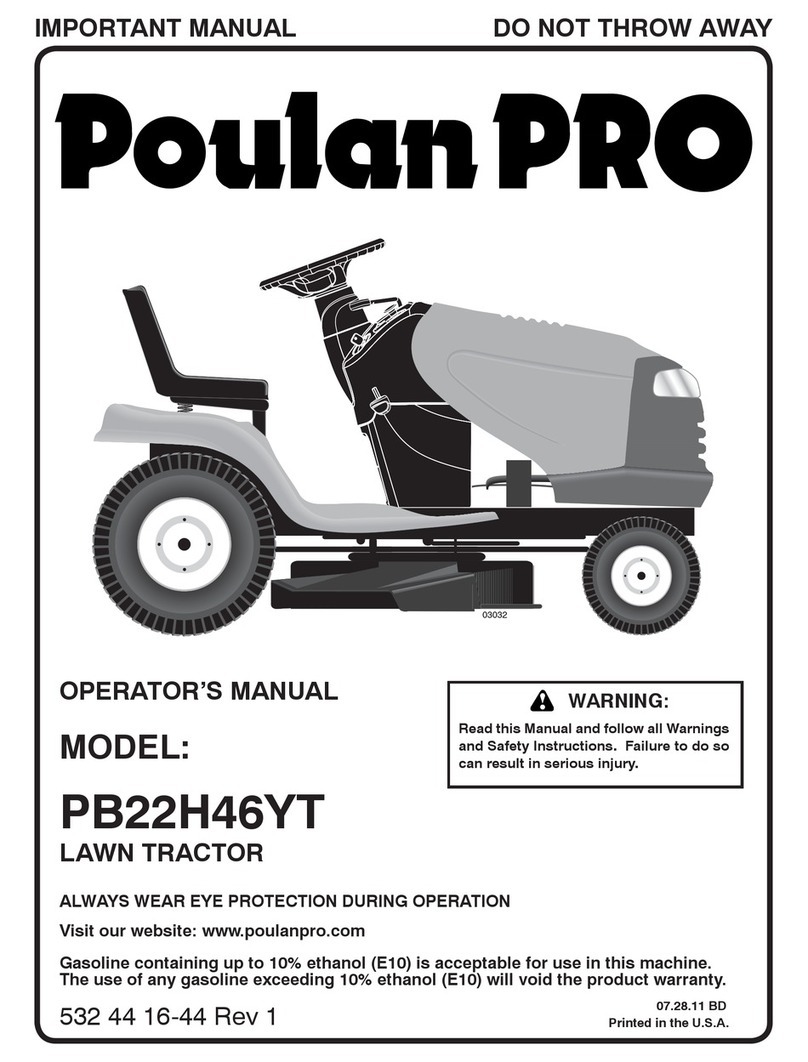Poulan Pro PB22H46YT User manual