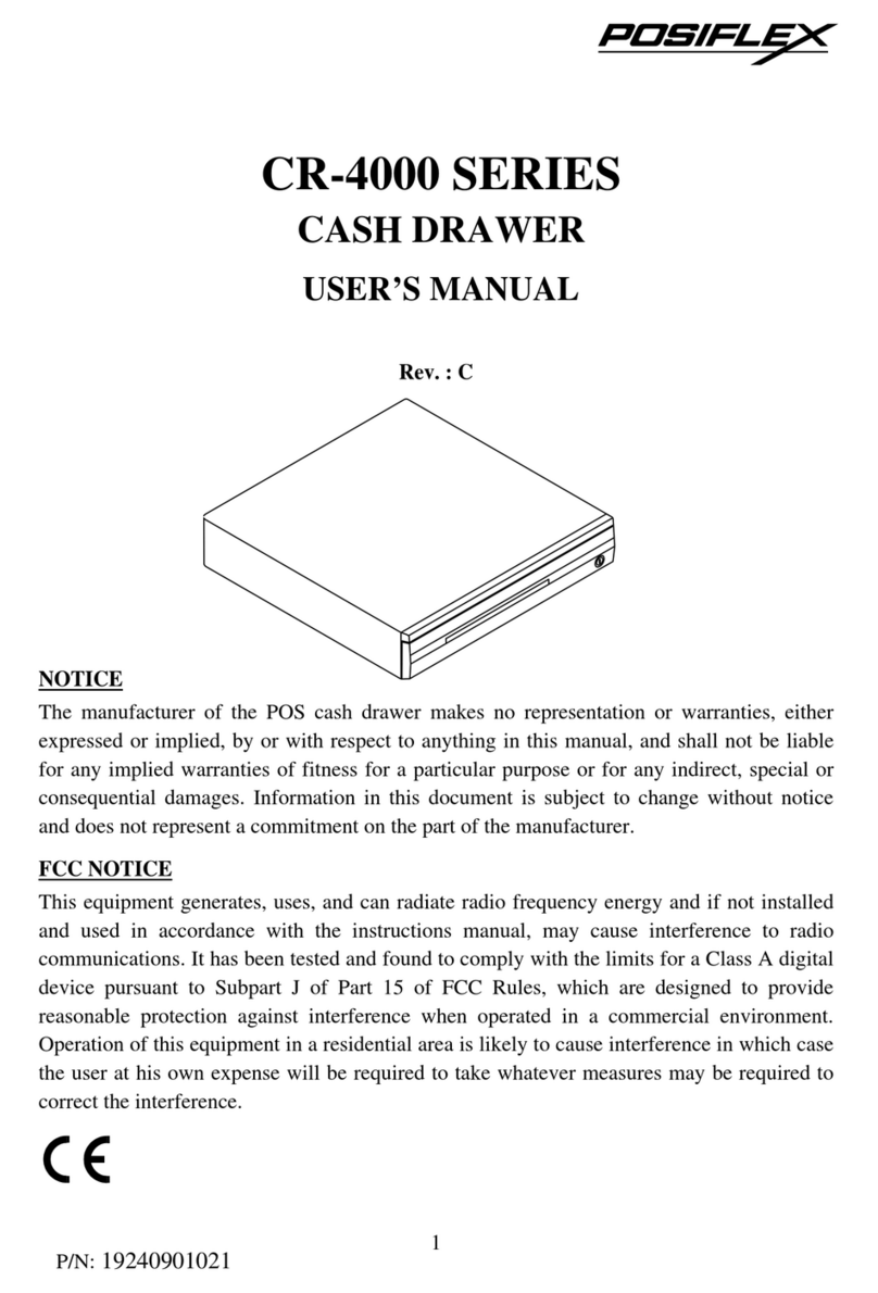 POSIFLEX CR-4000 SERIES User manual