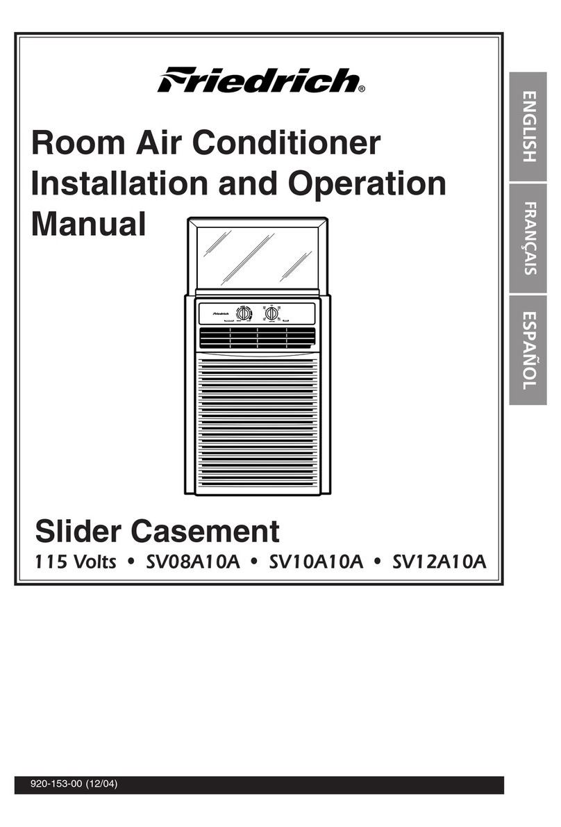 Friedrich SV08A10A User manual