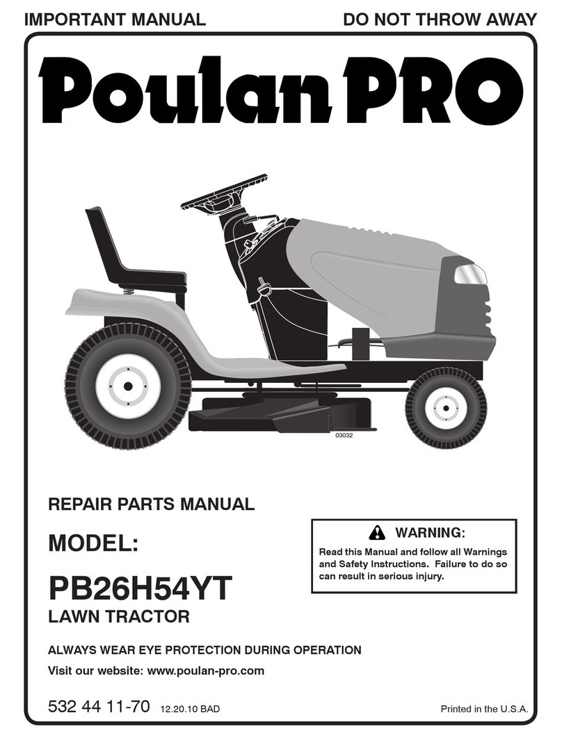 Poulan Pro Pro PB26H54YT Repair parts manual