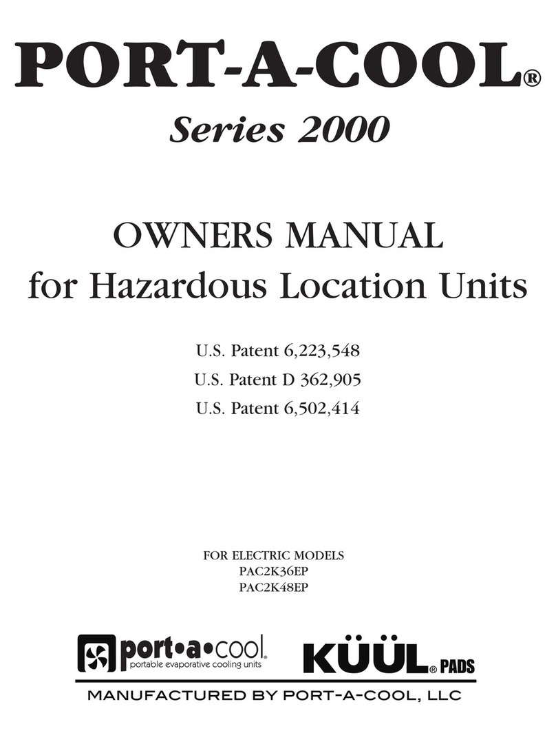 Port A Cool PAC2K36EP User manual