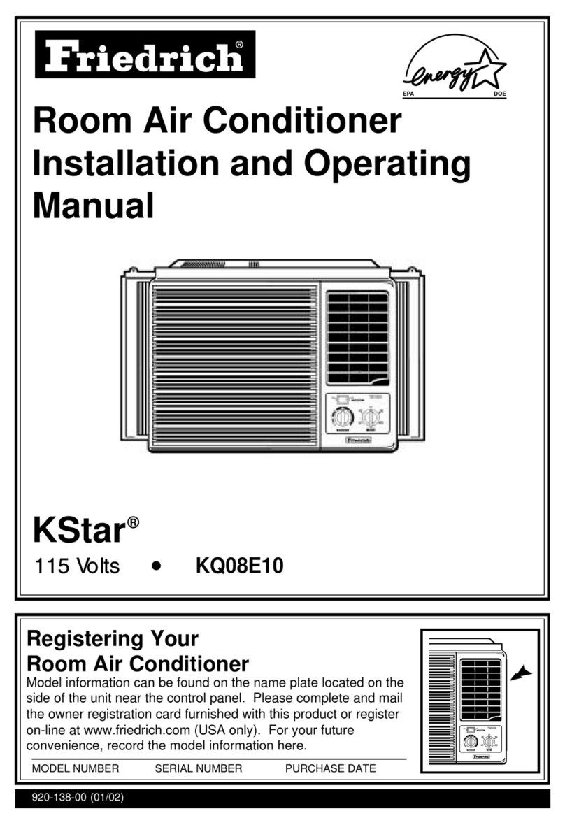 Friedrich KStar KQ08E10 User manual