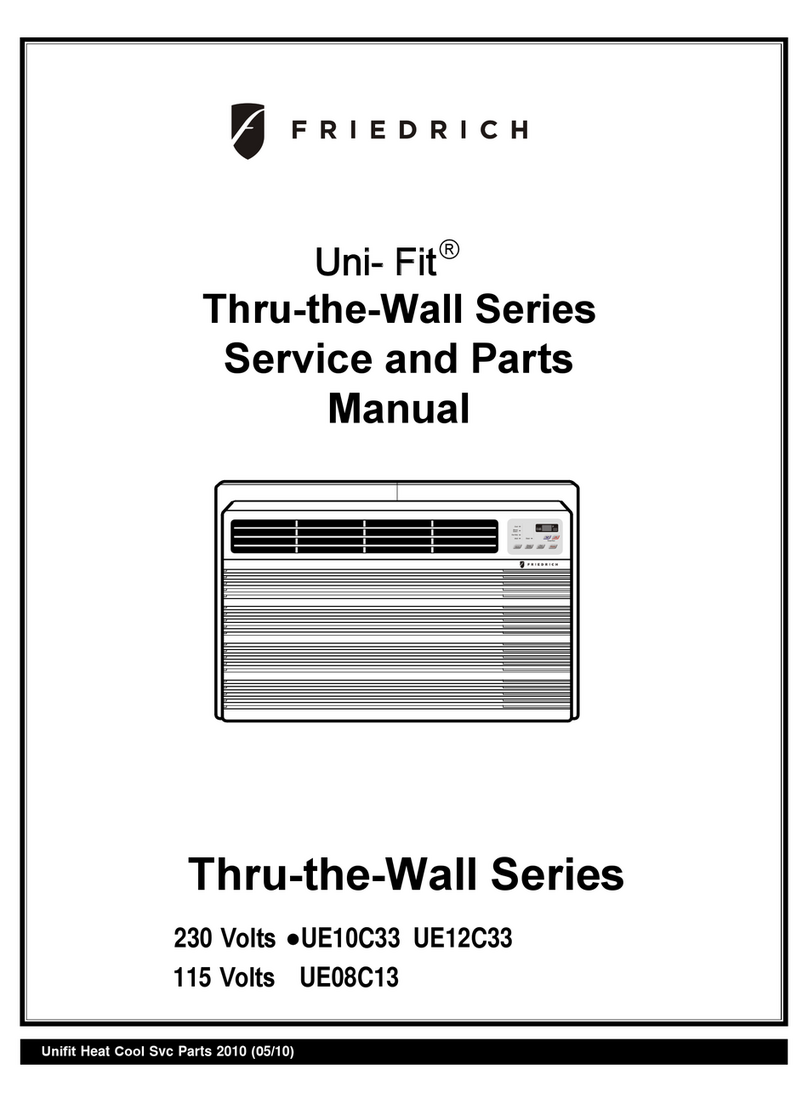 Friedrich Uni-Fit UE10C33 Thru-the-Wall Series Building instructions Friedrich Uni-Fit UE10C33 Thru-the-Wall Series Building instructions
