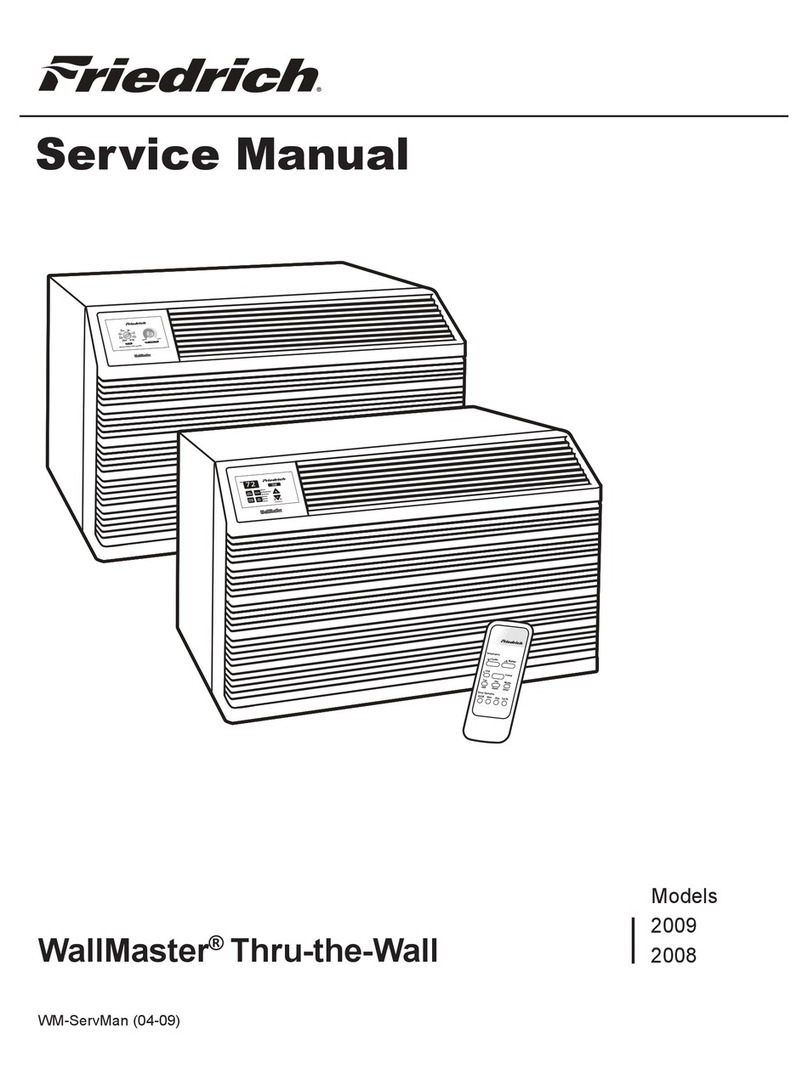 Friedrich WallMaster 2009 User manual Friedrich WallMaster 2009 User manual