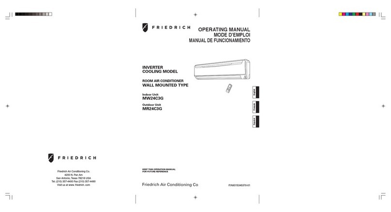 Friedrich MW24C3G User manual