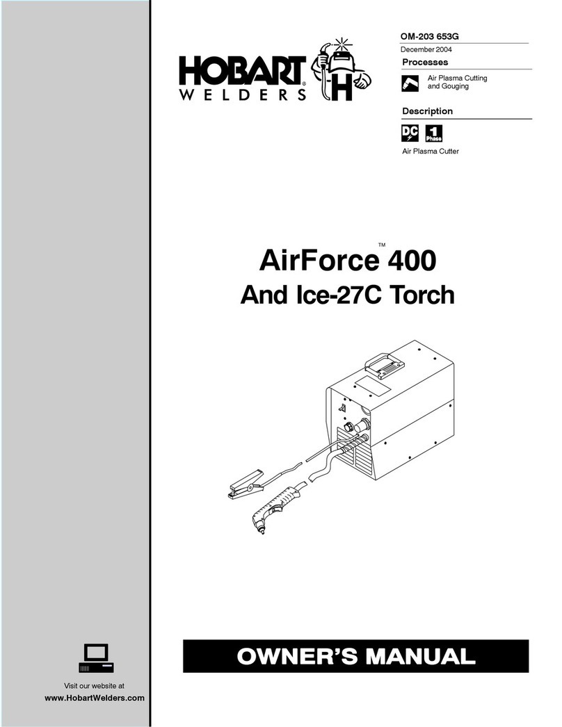 Hobart Welding Products AirForce 400 User manual