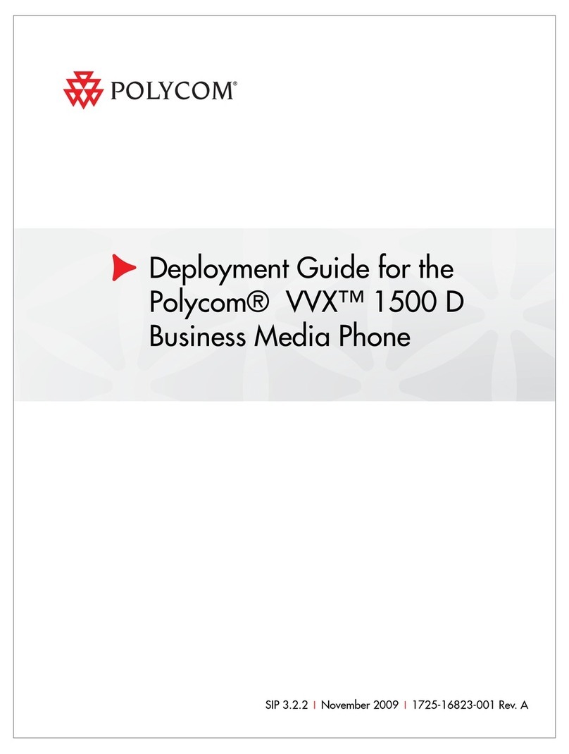 Polycom VVX 1500 D Quick reference guide