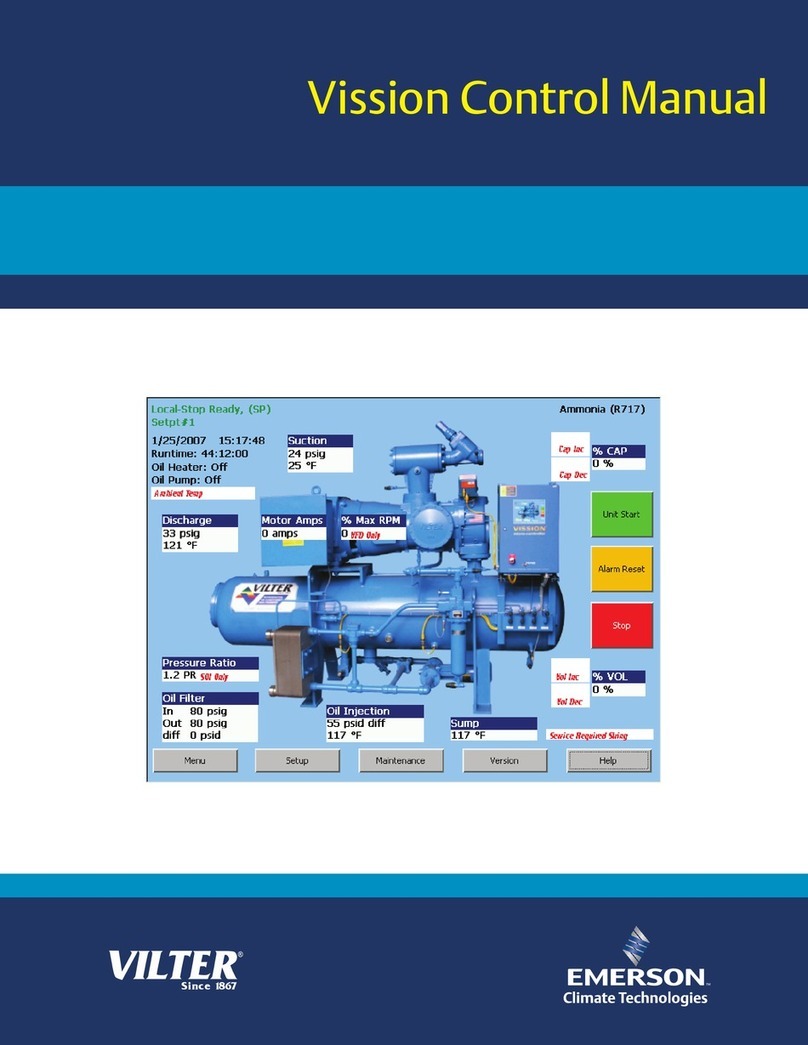 Emerson Vission Use and maintenance manual