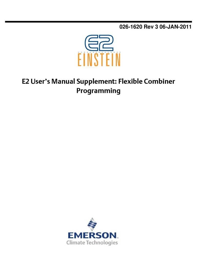 Emerson E2 User manual