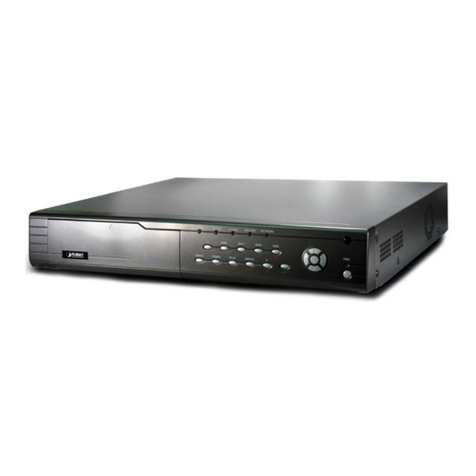 Planet DVR-1670 User manual Planet DVR-1670 User manual