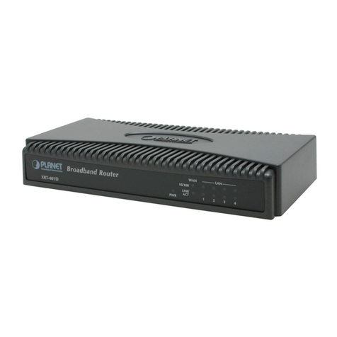 Planet XRT-401D user manual