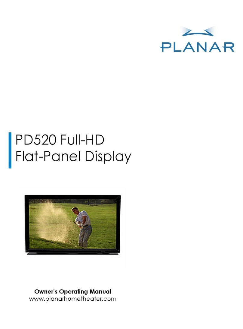 Planar PD520 Operation manual