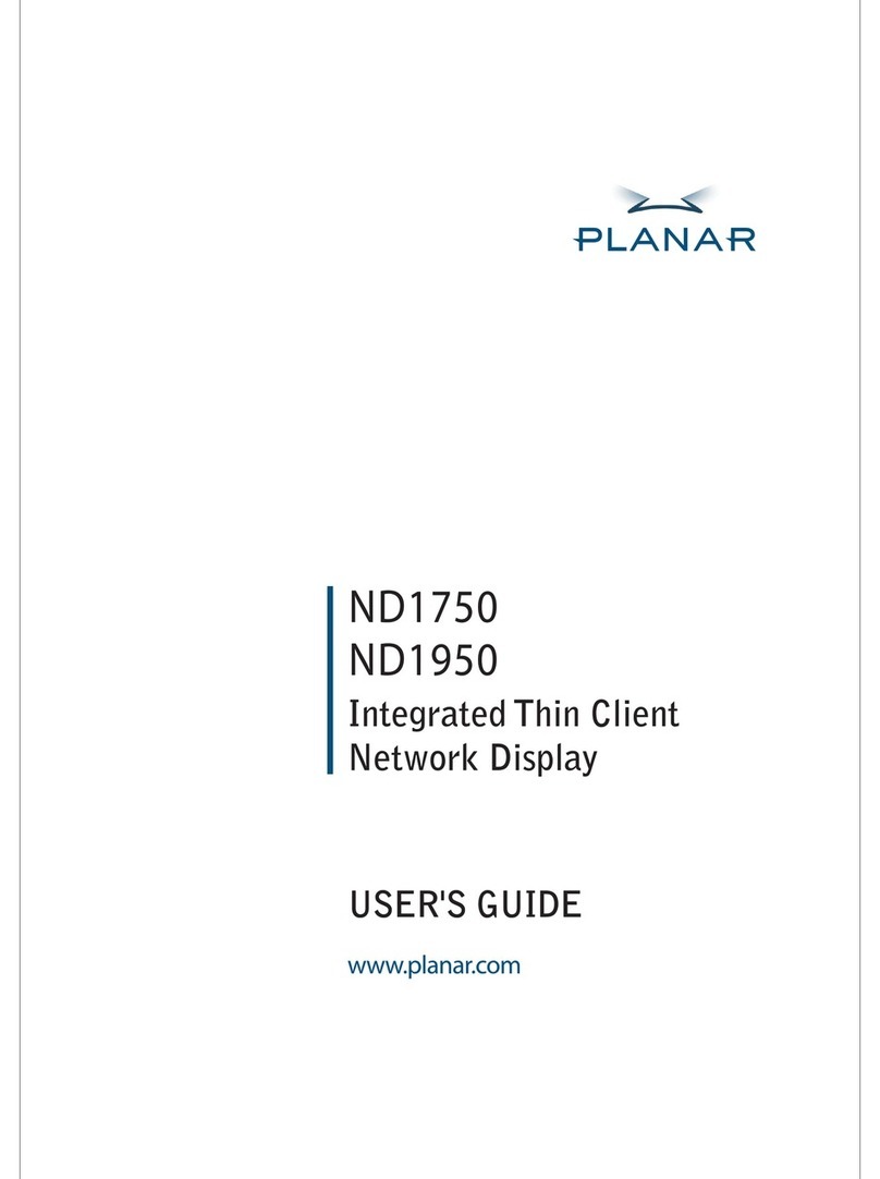 Planar ND1750 User manual