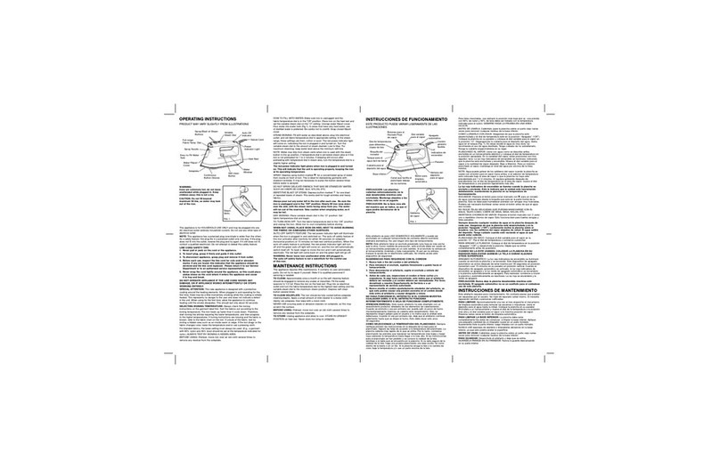 Windmere HD FI-9701CSK Use and care book