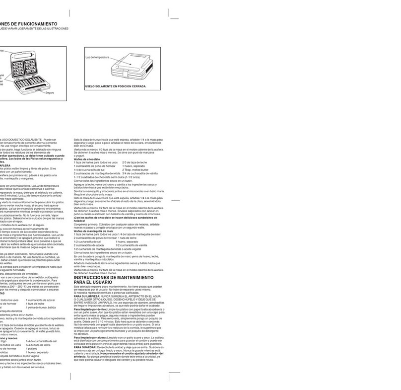 Windmere Everyday Living WM-4A Use and care book