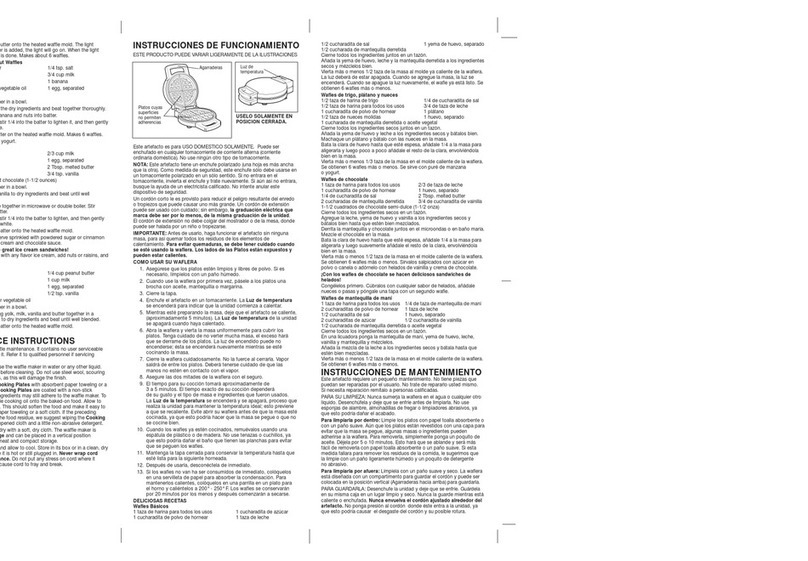 Windmere HD WM-710 Use and care book
