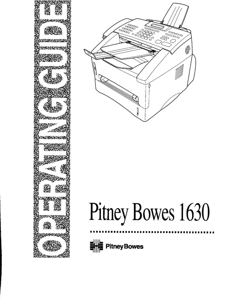 Pitney Bowes 1630 operating guide