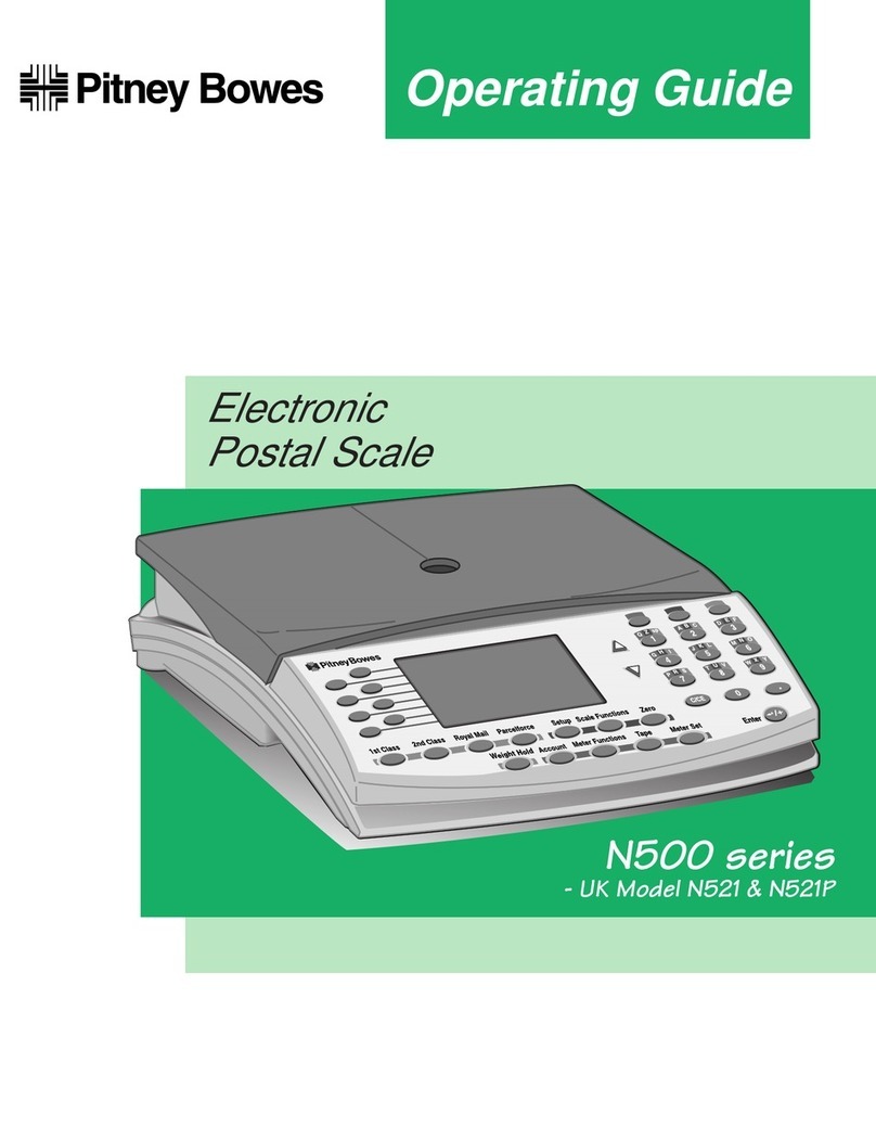 Pitney Bowes N500 series operating guide