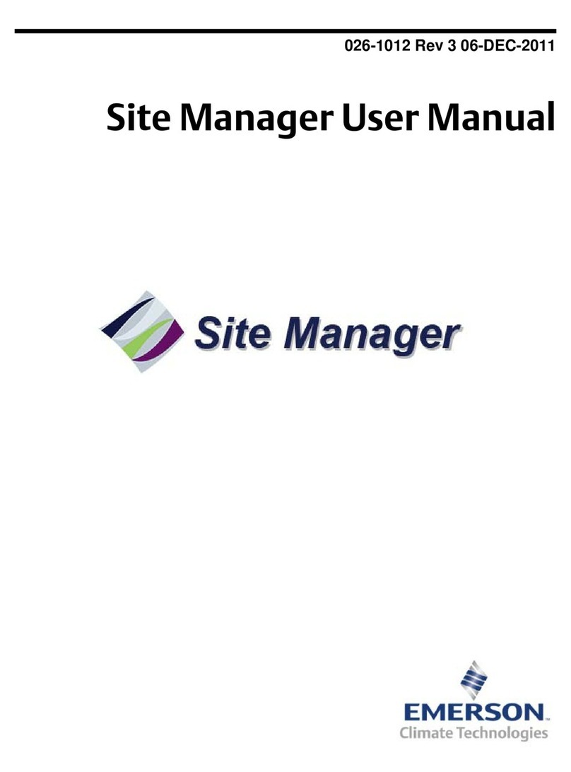 Emerson Site Manager User manual